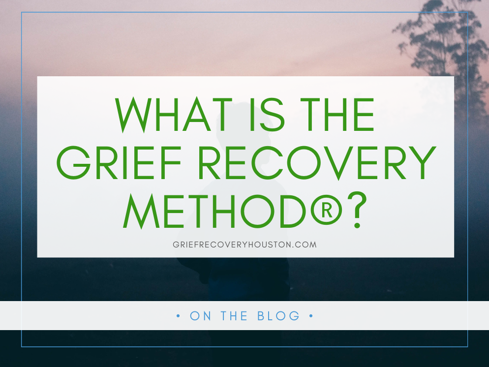 A graphic that reads "What is the Grief Recovery Method®?"